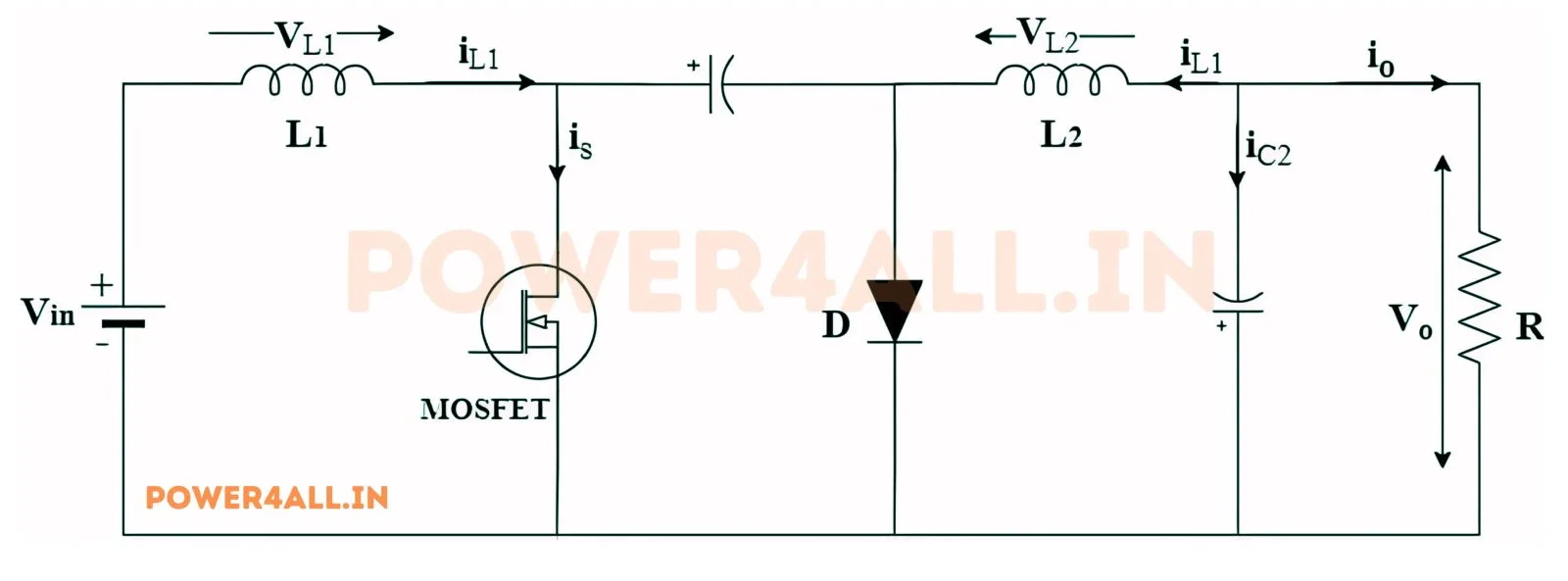 Cuk circuit diagram – Power4All